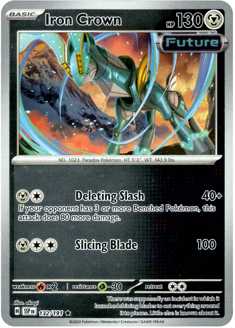 Iron Crown - 132/191 - Surging Sparks
