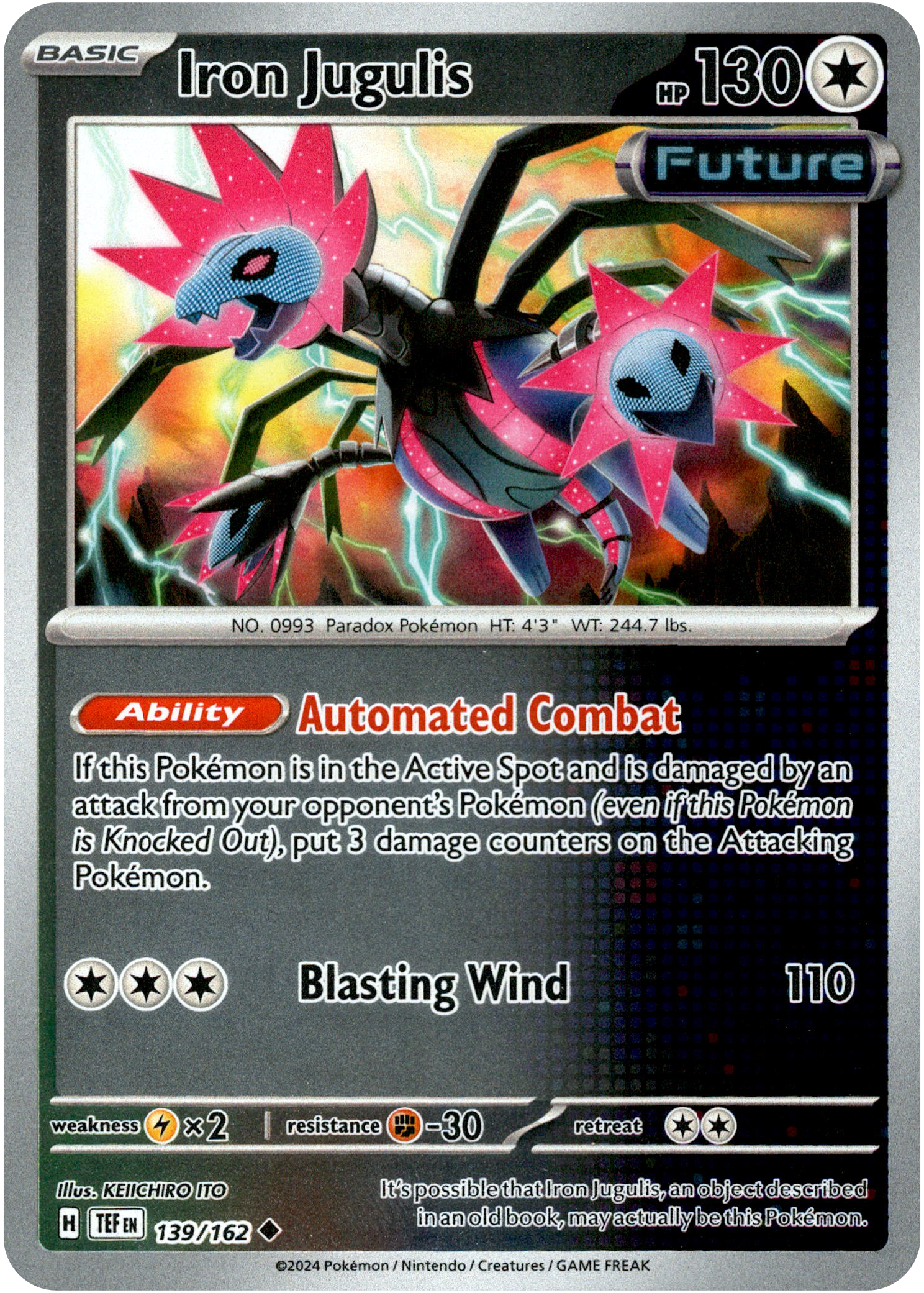 Iron Jugulis - 139/162 - Temporal Forces - Reverse Holo - Card Cavern