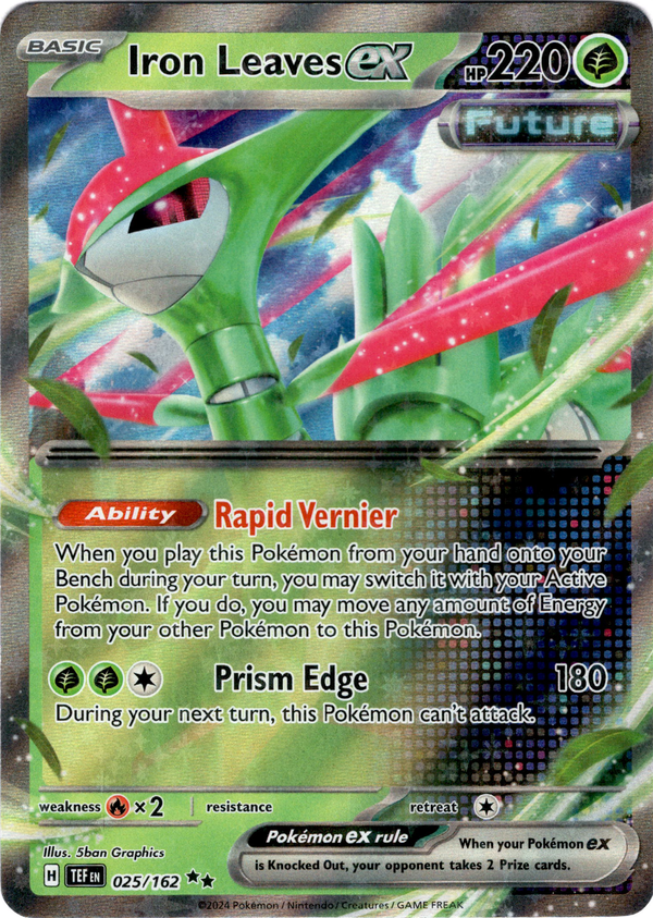 Iron Leaves ex - 025/162 - Temporal Forces - Holo - Card Cavern