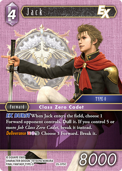 Jack EX - 25-075C - Tears of the Planet - Card Cavern