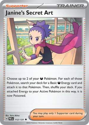 Janine's Secret Art - 112/131 - Prismatic Evolutions - Card Cavern