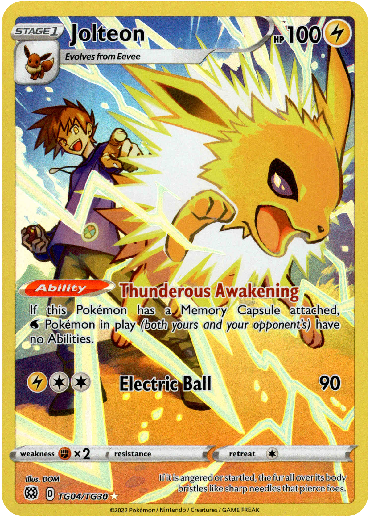 Jolteon - TG04/TG30 - Brilliant Stars - Card Cavern