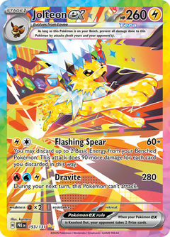 Jolteon ex - 153/131 - Prismatic Evolutions - Holo - Card Cavern