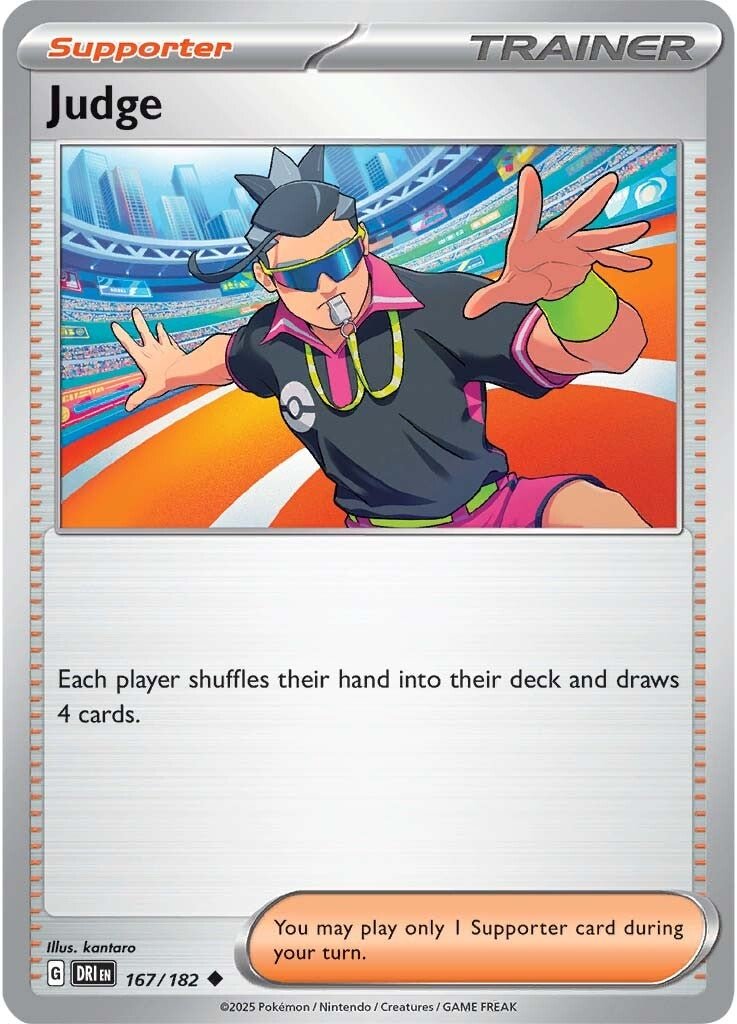 Judge - 167/182 - Destined Rivals - Card Cavern
