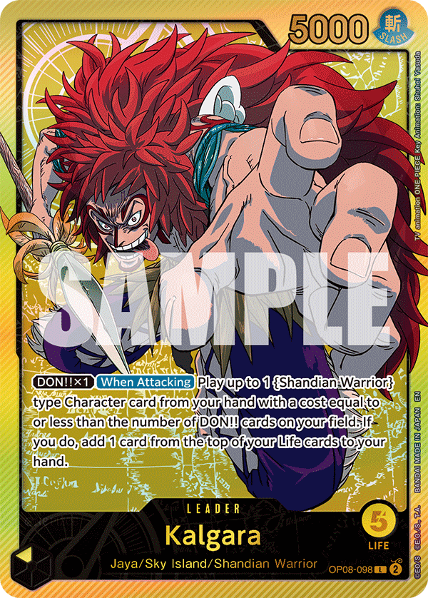 Kalgara (SPR) - OP08-098 L - Anime 25th Collection - Foil - Card Cavern