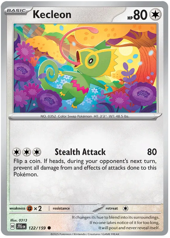 Kecleon - 122/159 - Journey Together - Card Cavern