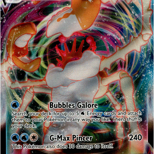 Kingler VMAX - 029/172 - Brilliant Stars - Holo Card Cavern Trading Cards, LLC Kingler VMAX - 029/172 - Brilliant Stars - Holo Card Cavern Trading Cards, LLC