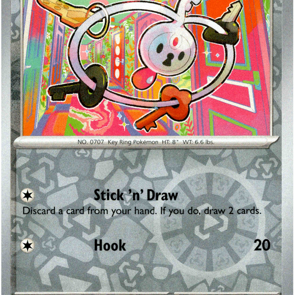 klefki pokemon card price 96/198 Scarlet & Violet Base holofoil pattern or surface detail) Pokemon Scarlet & Violet Base