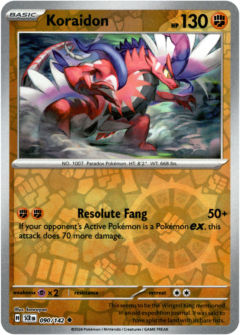 koraidon holographic card - ME05: Pitch Black Px2 / None / 2 SV01 Koraidon [Reverse Holo] #116 Prices