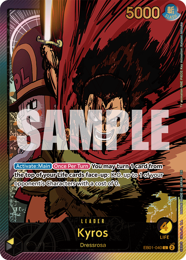Kyros (SPR) - EB01-040 L - Anime 25th Collection - Foil - Card Cavern