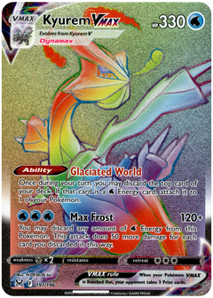 Kyurem VMAX Hyper Rare - 197/196 - Lost Origin - Holo - Card Cavern