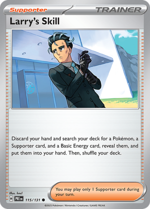 Larry's Skill - 115/131 - Prismatic Evolutions - Card Cavern