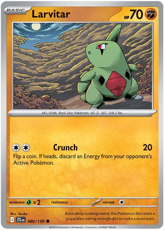 Larvitar - 080/159 - Journey Together - Card Cavern