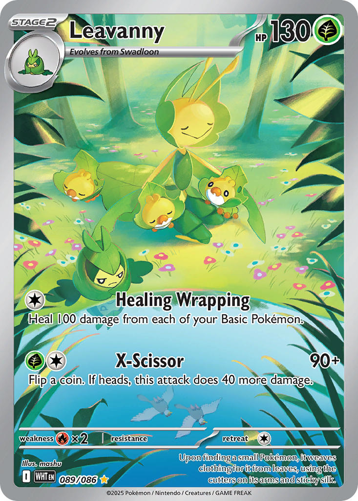 Leavanny - 089/086 - White Flare - Holo - Card Cavern