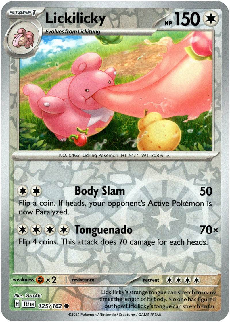 Lickilicky - 125/162 - Temporal Forces - Reverse Holo – Card