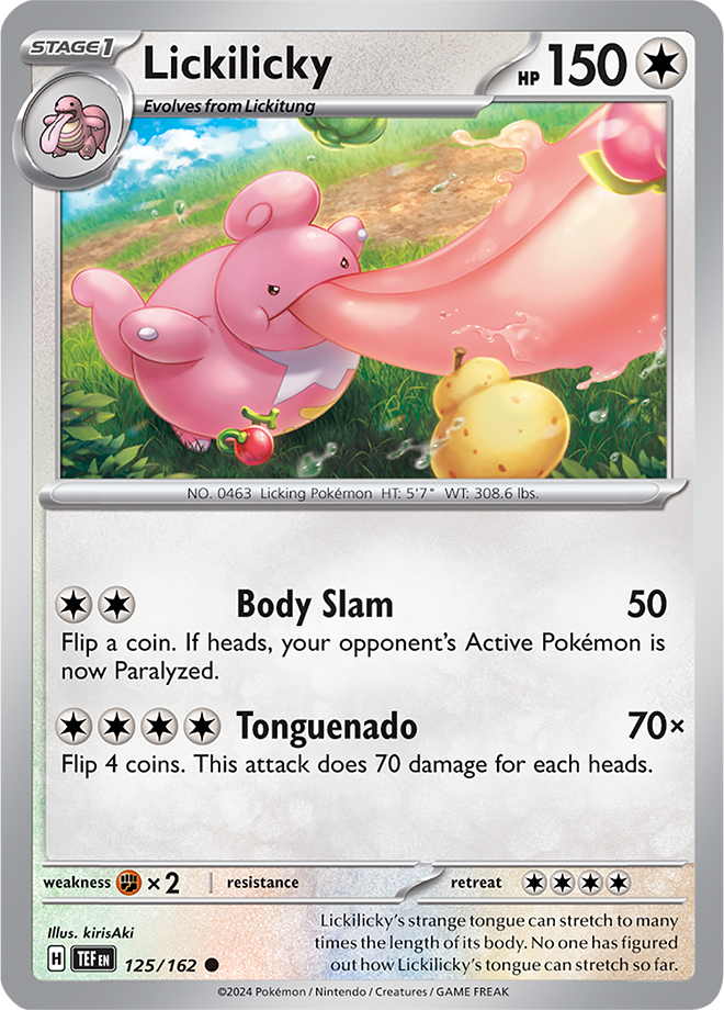 Lickilicky - 125/162 - Temporal Forces - Card Cavern