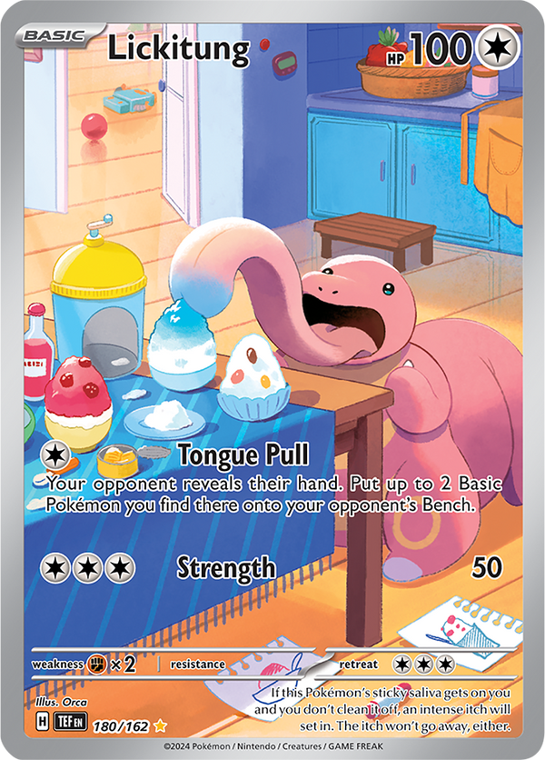 Lickitung - 180/162 - Temporal Forces - Holo - Card Cavern