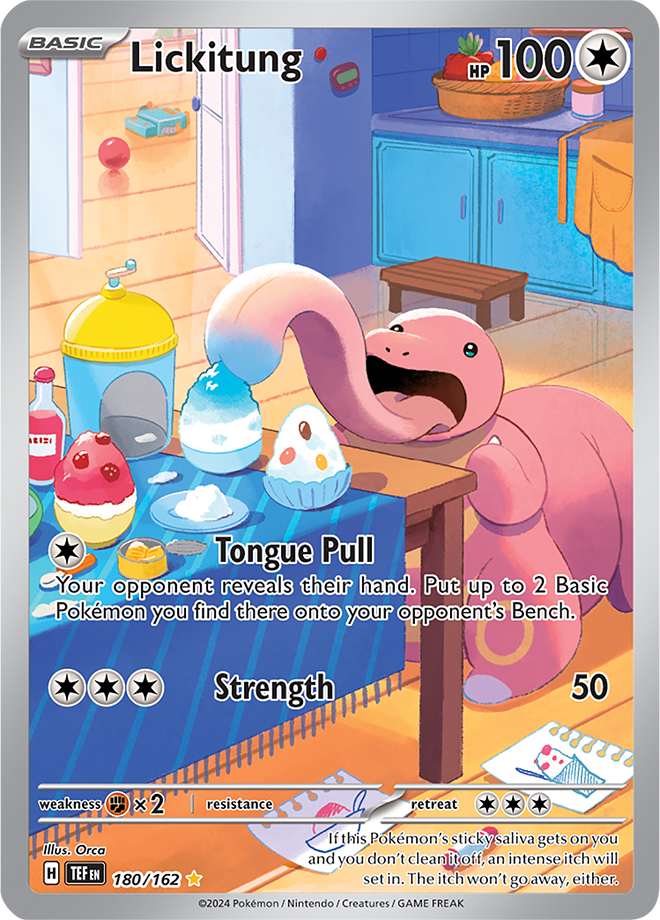 Lickitung - 180/162 - Temporal Forces - Holo - Card Cavern