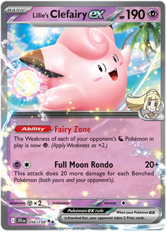 Lillie's Clefairy ex - 056/159 - Journey Together - Holo - Card Cavern