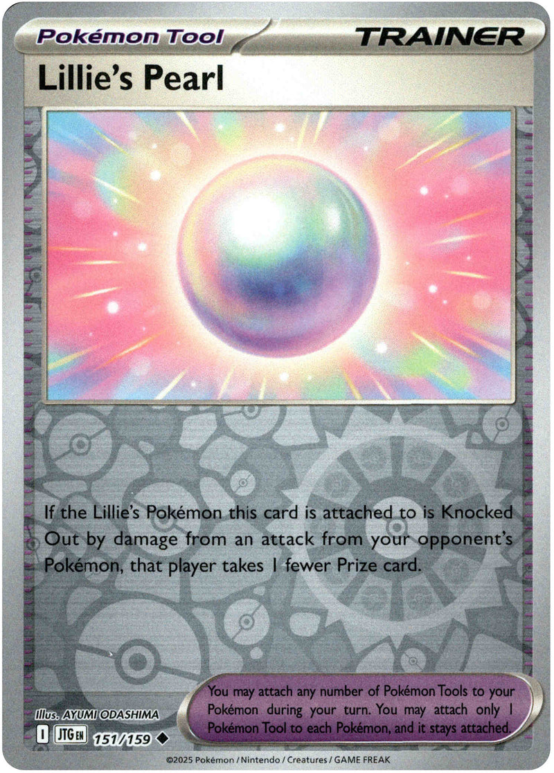 Lillie's Pearl - 151/159 - Journey Together - Reverse Holo Card Cavern Trading Cards, LLC Lillie's Pearl - 151/159 - Journey Together - Reverse Holo Card Cavern Trading Cards, LLC