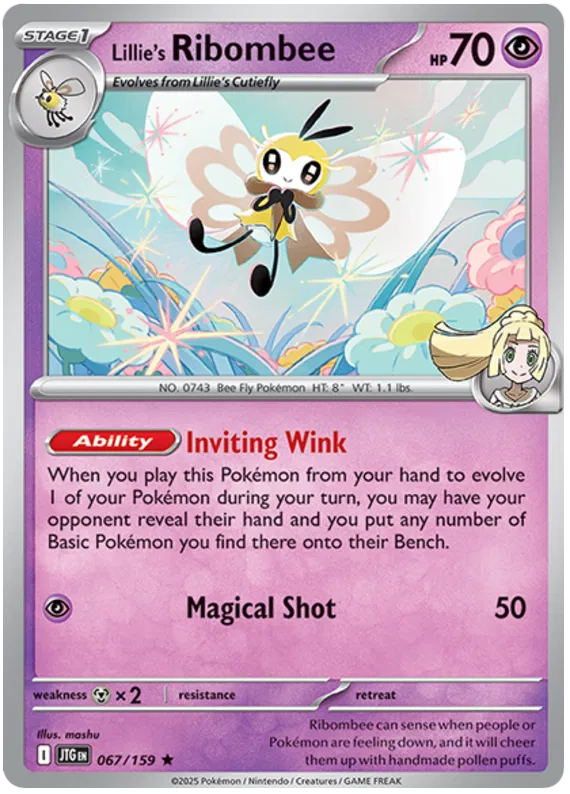 Lillie's Ribombee - 067/159 - Journey Together - Holo - Card Cavern