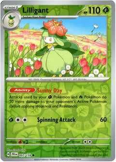 Lilligant - 007/159 - Journey Together - Reverse Holo - Card Cavern