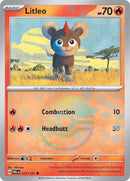 Litleo (Poke Ball Pattern) - 015/131 - Prismatic Evolutions - Holo - Card Cavern
