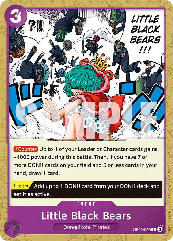 Little Black Bears - OP10-080 C - Royal Blood - Card Cavern