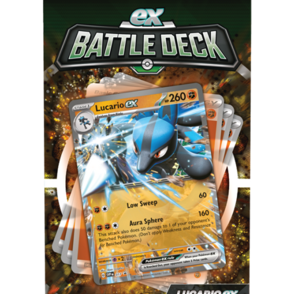 ex Battle Deck: Lucario ex – Card Cavern Trading Cards, LLC