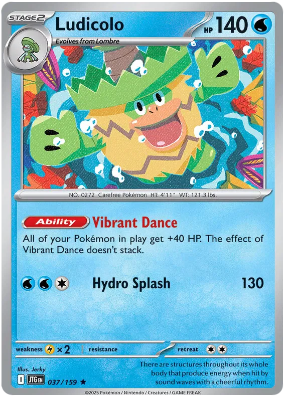 Ludicolo - 037/159 - Journey Together - Holo - Card Cavern