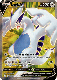 Lugia V Full Art - 185/195 - Silver Tempest - Holo - Card Cavern