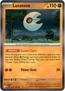 Lunatone - 074/132 - Mega Evolution - Holo - Card Cavern