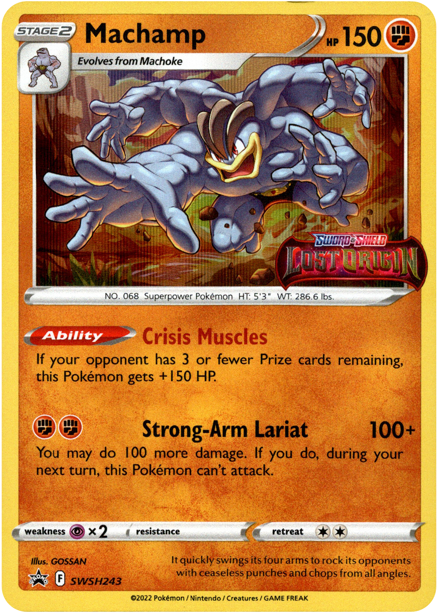 Machamp - SWSH243 - Sword & Shield Promo - Card Cavern