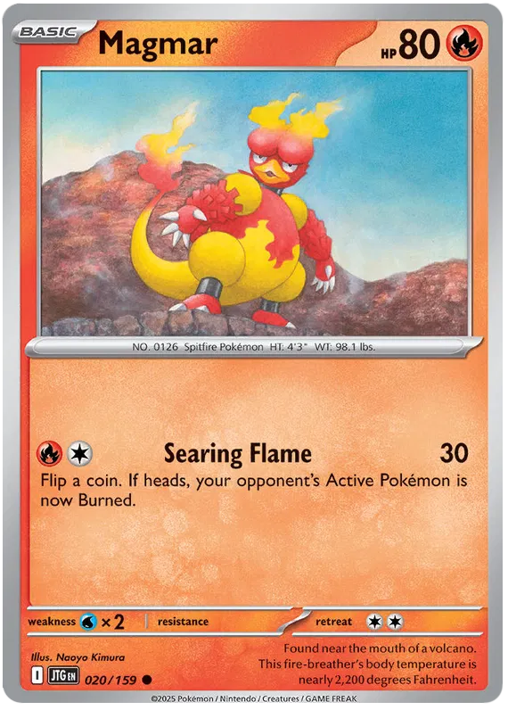 Magmar - 020/159 - Journey Together - Card Cavern