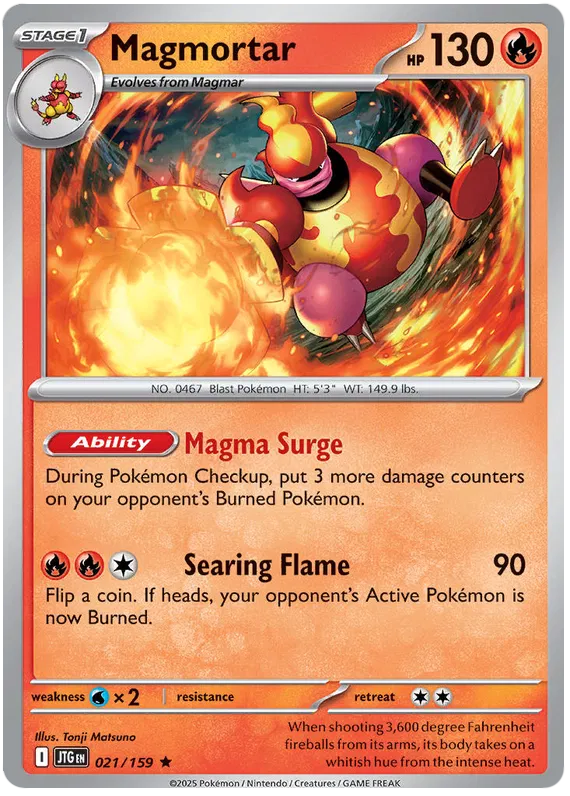Magmortar - 021/159 - Journey Together - Holo - Card Cavern