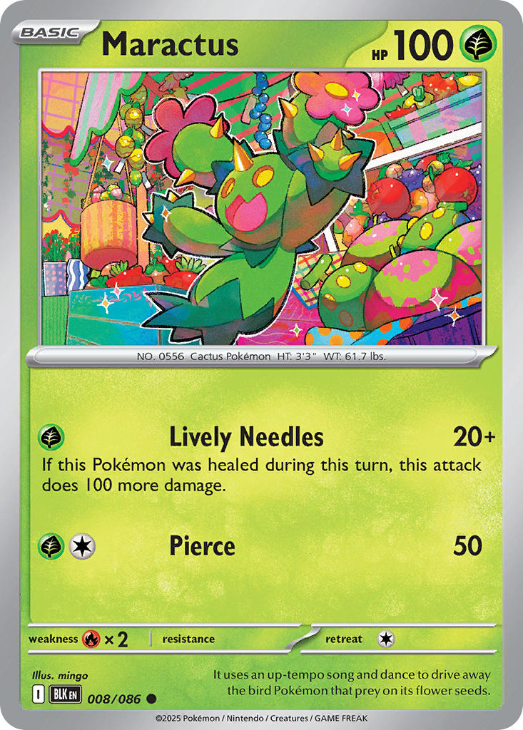 Maractus - 008/086 - Black Bolt - Card Cavern