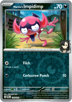 Marnie's Impidimp - 134/182 - Destined Rivals - Reverse Holo - Card Cavern