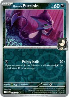 Marnie's Purrloin - 130/182 - Destined Rivals - Reverse Holo - Card Cavern