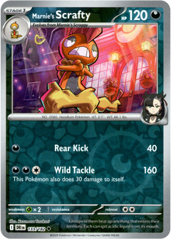 Marnie's Scrafty - 133/182 - Destined Rivals - Reverse Holo - Card Cavern