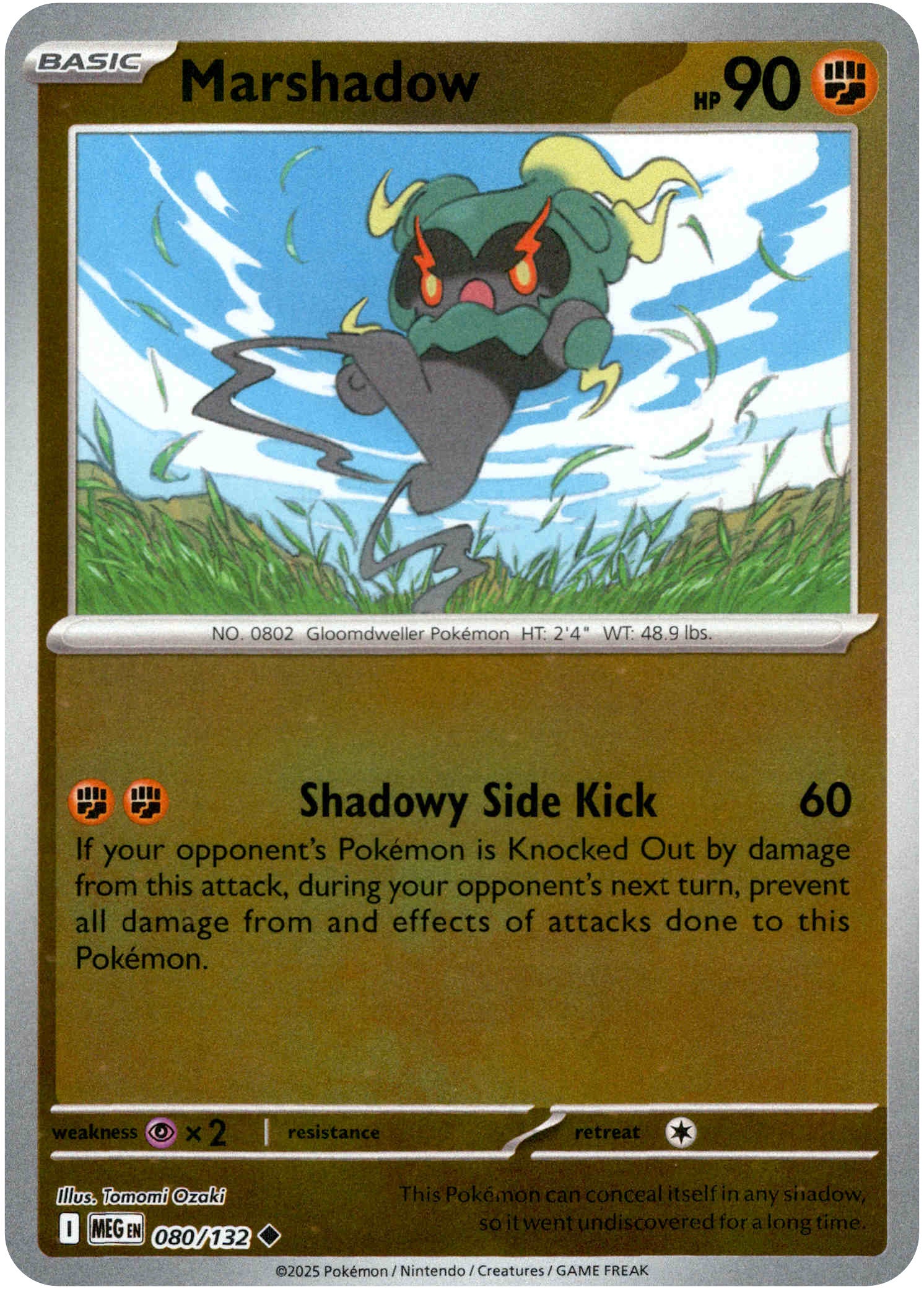 Marshadow - 080/132 - Mega Evolution - Reverse Holo – Card Cavern ...