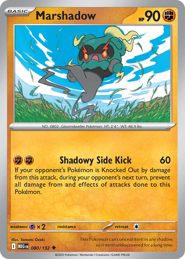 Marshadow - 080/132 - Mega Evolution - Card Cavern