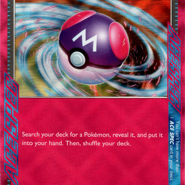 pokemon card master ball holo Master Ball - 153/162 - Temporal Forces