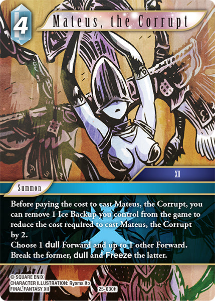 Mateus, the Corrupt - 25-030H - Tears of the Planet - Card Cavern