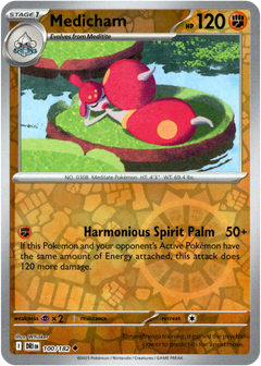 Medicham - 100/182 - Destined Rivals - Reverse Holo - Card Cavern