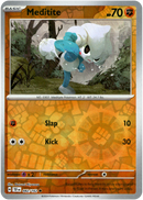 Meditite - 082/162 - Temporal Forces - Reverse Holo - Card Cavern