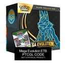 Mega Evolution ETB - Lucario - PTCGL Code - Card Cavern