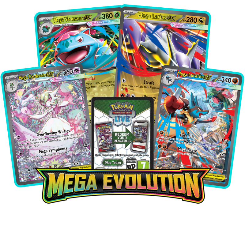 Mega Evolution PTCGL Code - Card Cavern