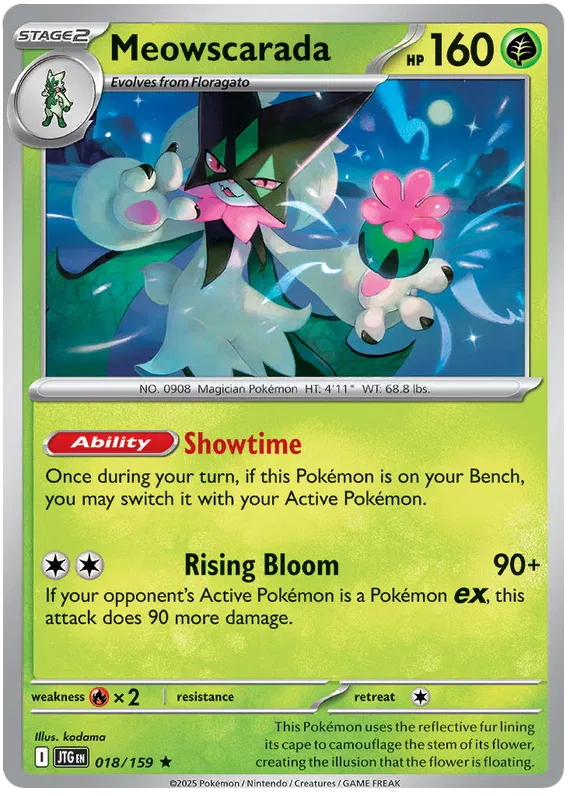 Meowscarada - 018/159 - Journey Together - Holo - Card Cavern