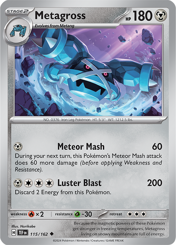 Metagross - 115/162 - Temporal Forces - Card Cavern