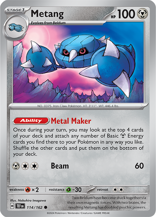 Metang - 114/162 - Temporal Forces - Card Cavern
